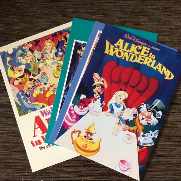 Disney Office Disney Classic Movie Poster Postcards Alice And
